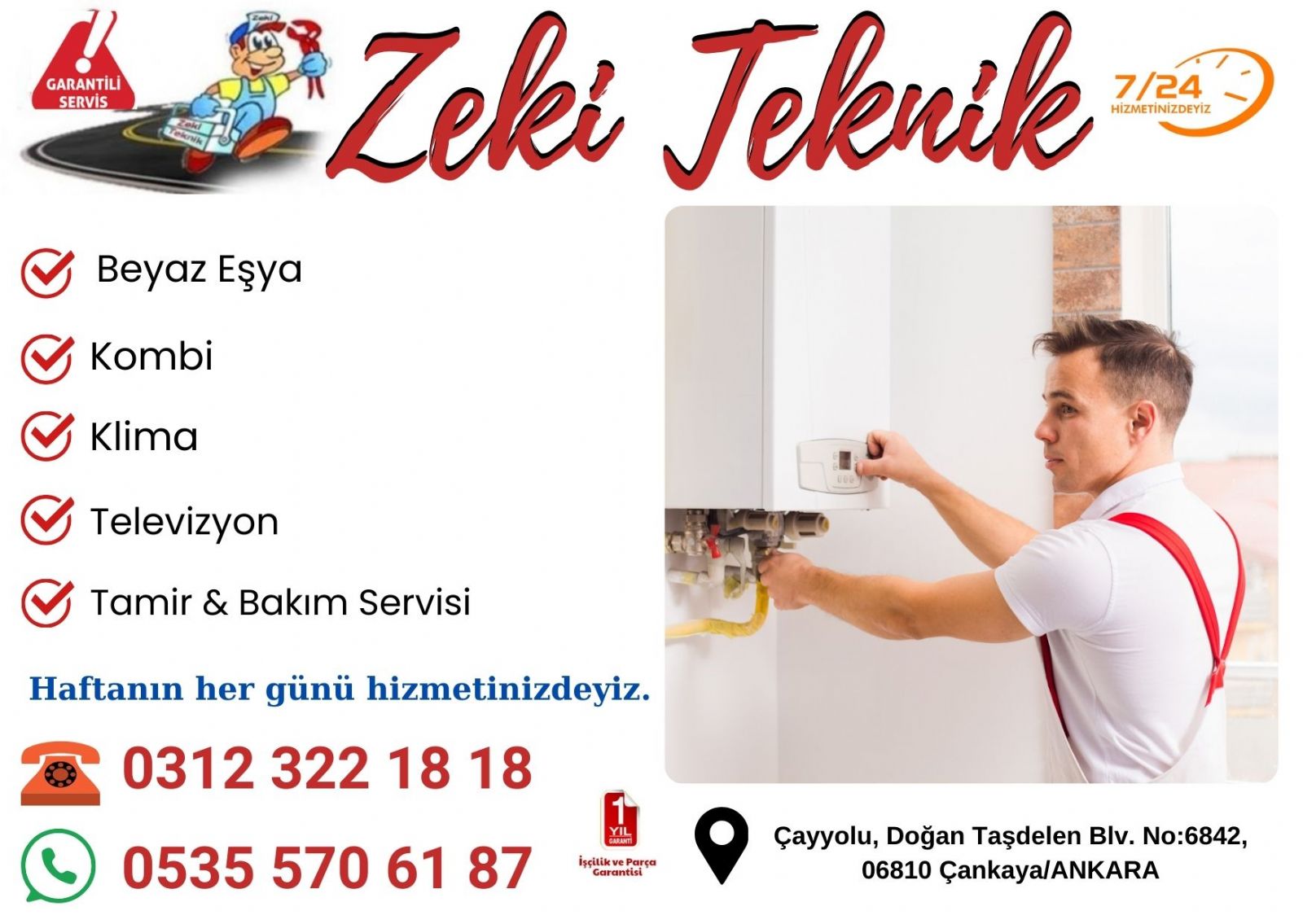Ümitköy Baymak Servisi